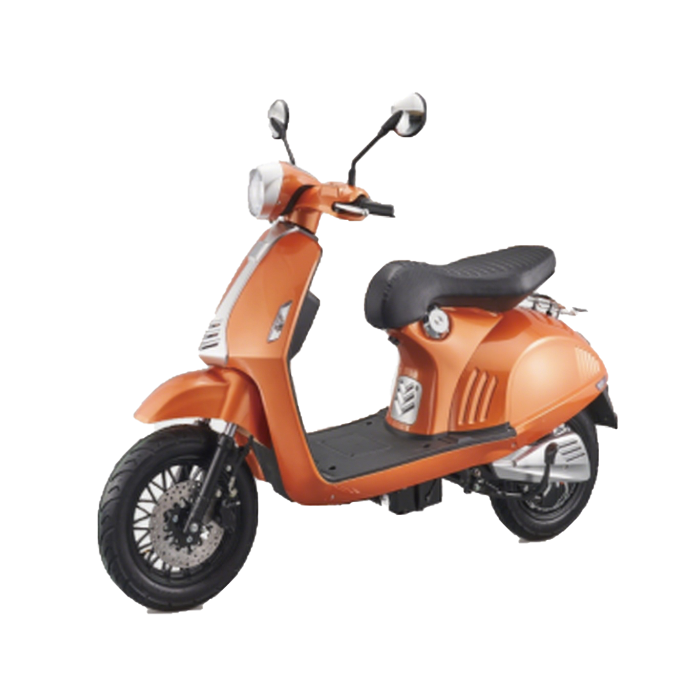 PISSCA-72V20AH 2000W Güvenli ve Konforlu Scooter Parlak Turuncu 45KM/S