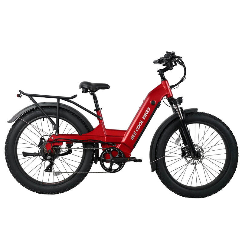 Bicicleta de muntanya gruixuda elèctrica de lítium 750W PATHFINDER Step-Thru