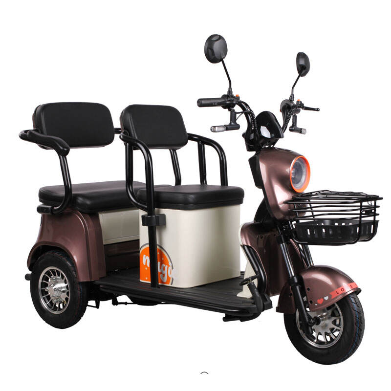 800W 48V/60V 20Ah 3 Wheels Electric Bike Adult Elderly Mobility Scooter Electric Tricycle E2