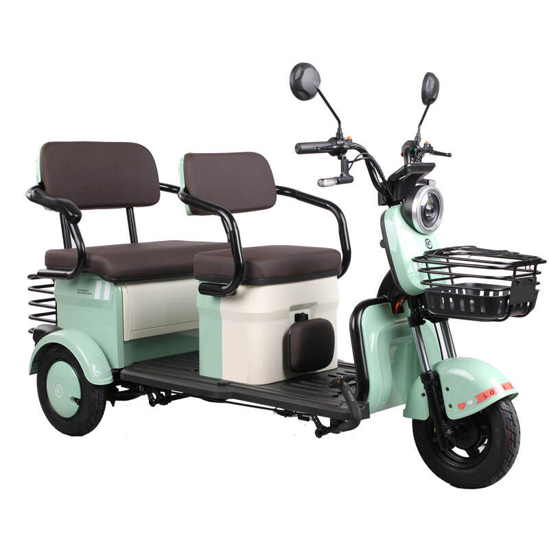 Fashion 800W 60V 20Ah Eelectric Tricycle Scooters for Passenger H3 PLUS 