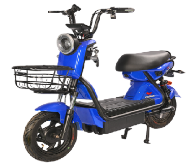 JK-Blauer E-Scooter, 550W Motor, Hochleistung, 48V20ah Langlebensakkus, 25KM/H Niedrige Geschwindigkeit