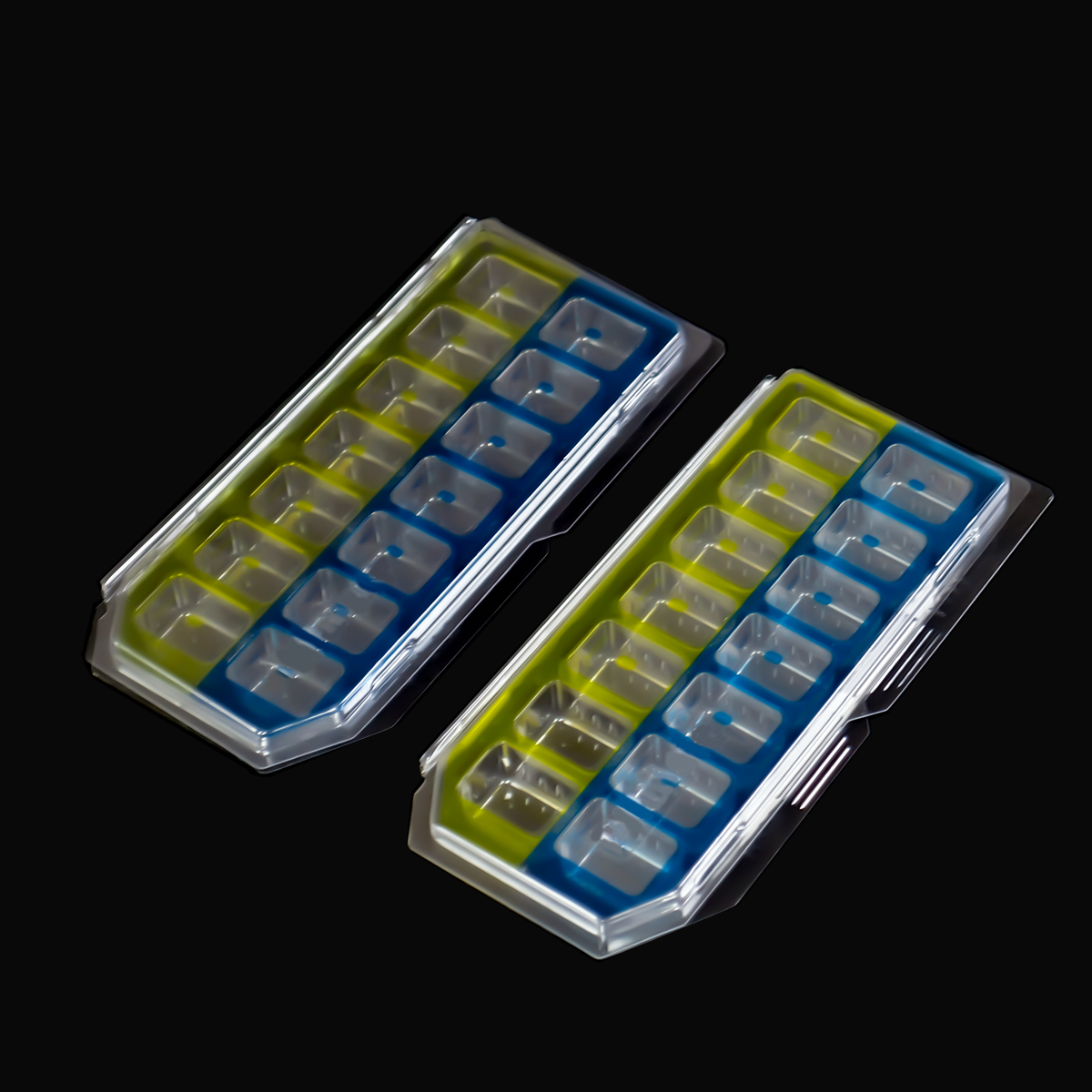 Custom 7-Day / Twice Daily  Clamshell pills blister packaging