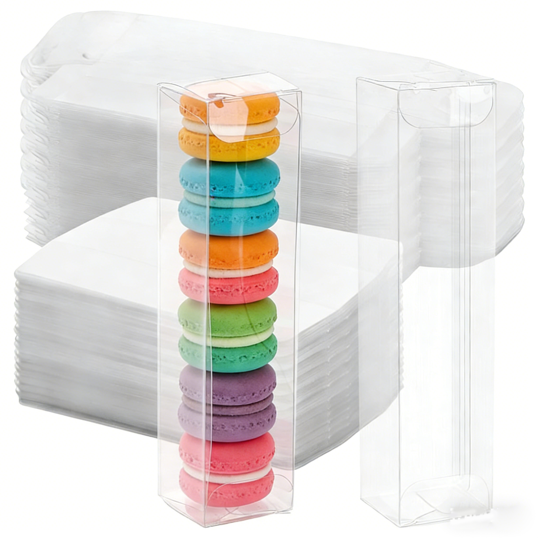 Customizable Clear Plastic Packaging Box for Macarons