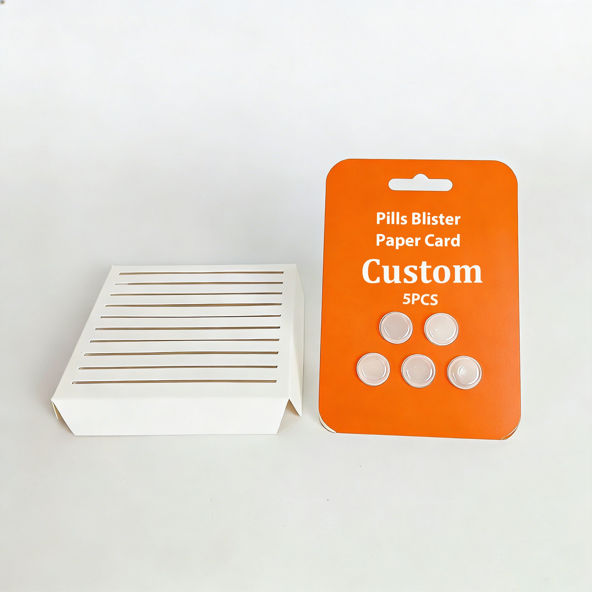 Blister and Paper Card Packaging for Pill