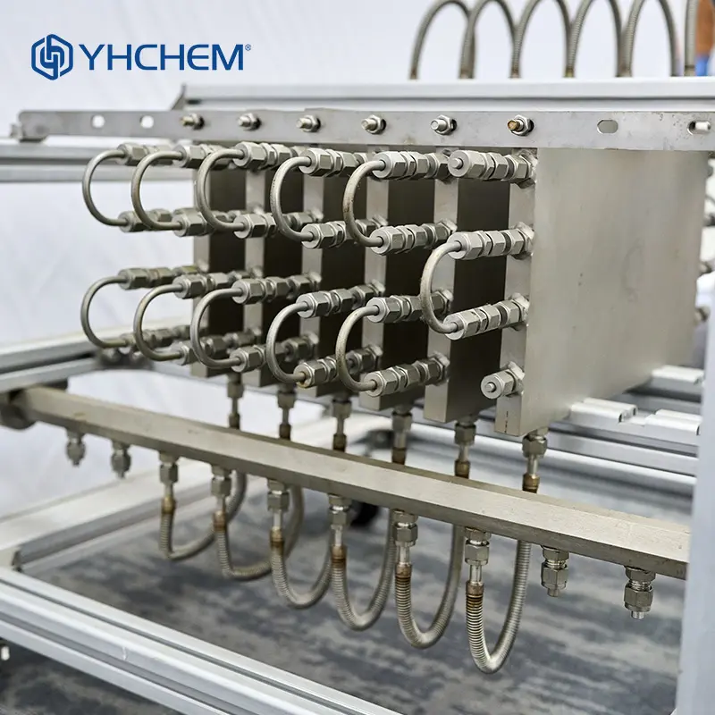YHChem YMC-500 SiC Microreactor High-Yield Fluorination Process Corrosion Resistance