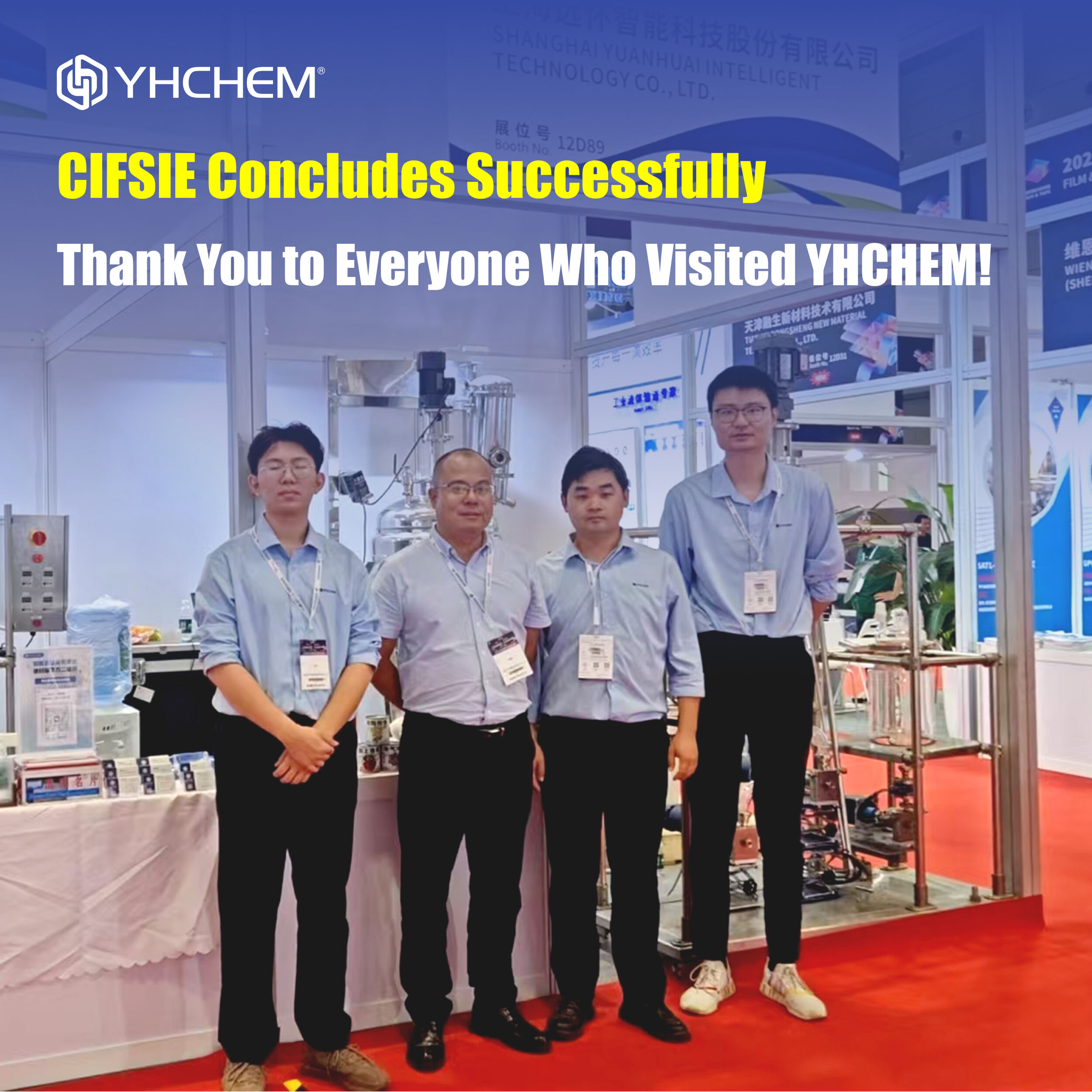 D'éirigh le CIFSIE go rathúil|Go raibh maith agat do chách a thug cuairt ar YHCHEM!