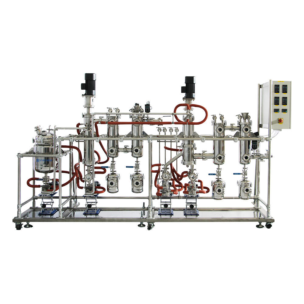 YMD-1S Stainless Steel Molecular Distillation Evaporated area：0.1㎡ Treatment capacity: 2~10L/h