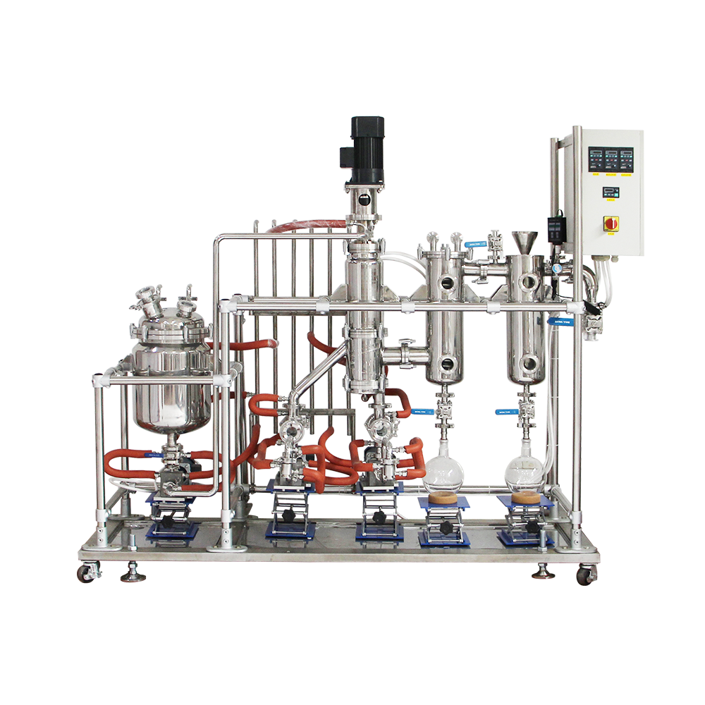 YMD-06S Stainless Steel Molecular Distillation Evaporated area: 0.06 ㎡ Treatment capacity: 1~5 L/h