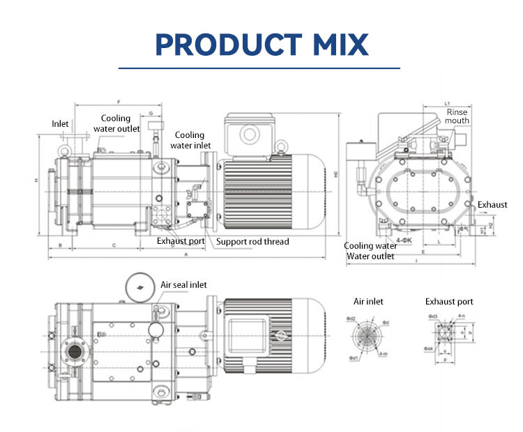 Screw pump Pumping rate: 10~1080 m³/h Uitimate pressure(50Hz)Pa: ≤5  details