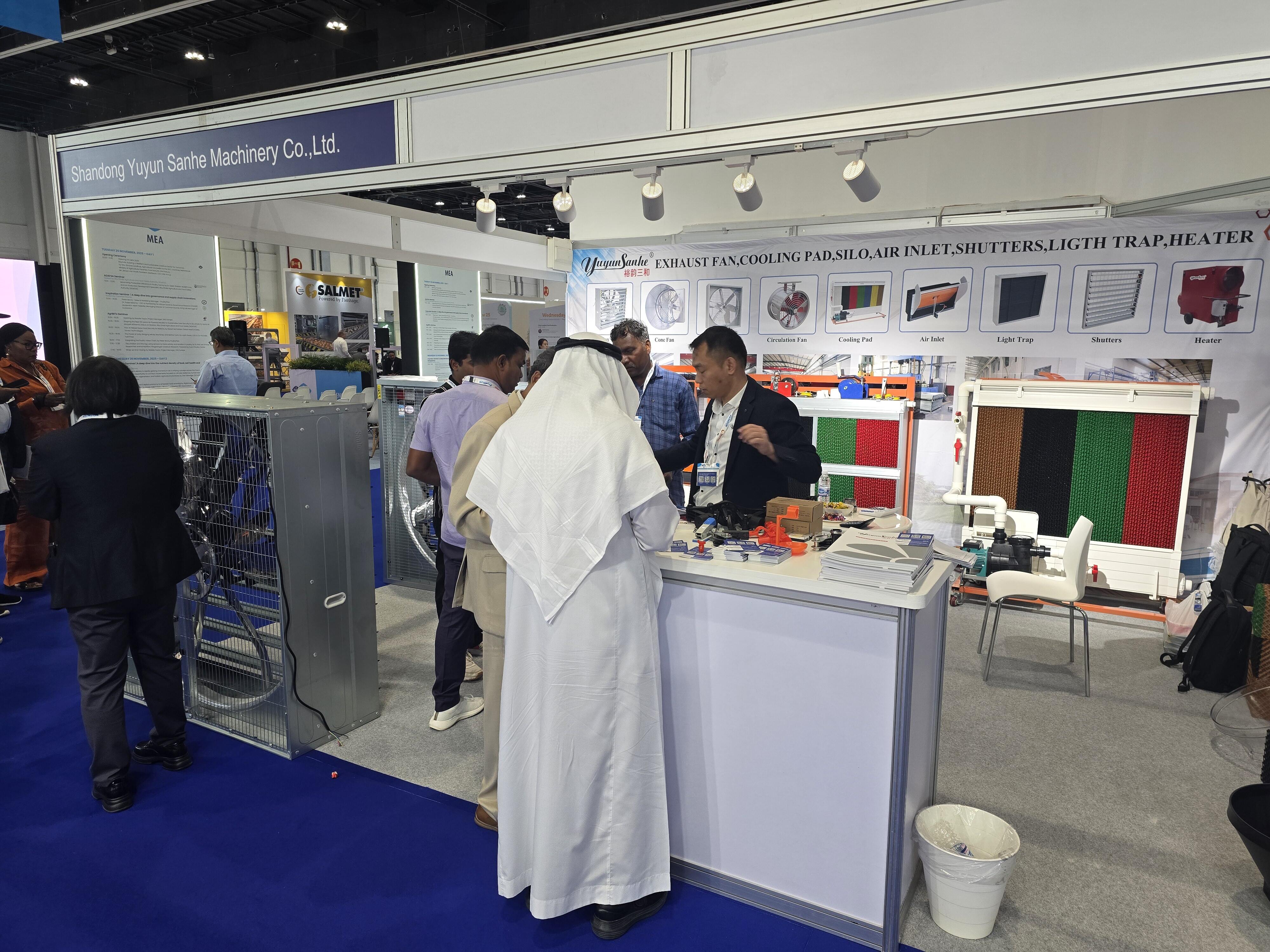 Shandong Yuyun Sanhe Machinery Co.,Ltd. Makes a Splendid Appearance at the VIV MEA 2025 to Explore New Cooperation Opportunities Together