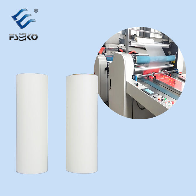 Filme Brilhante de Laminação Térmica BOPP