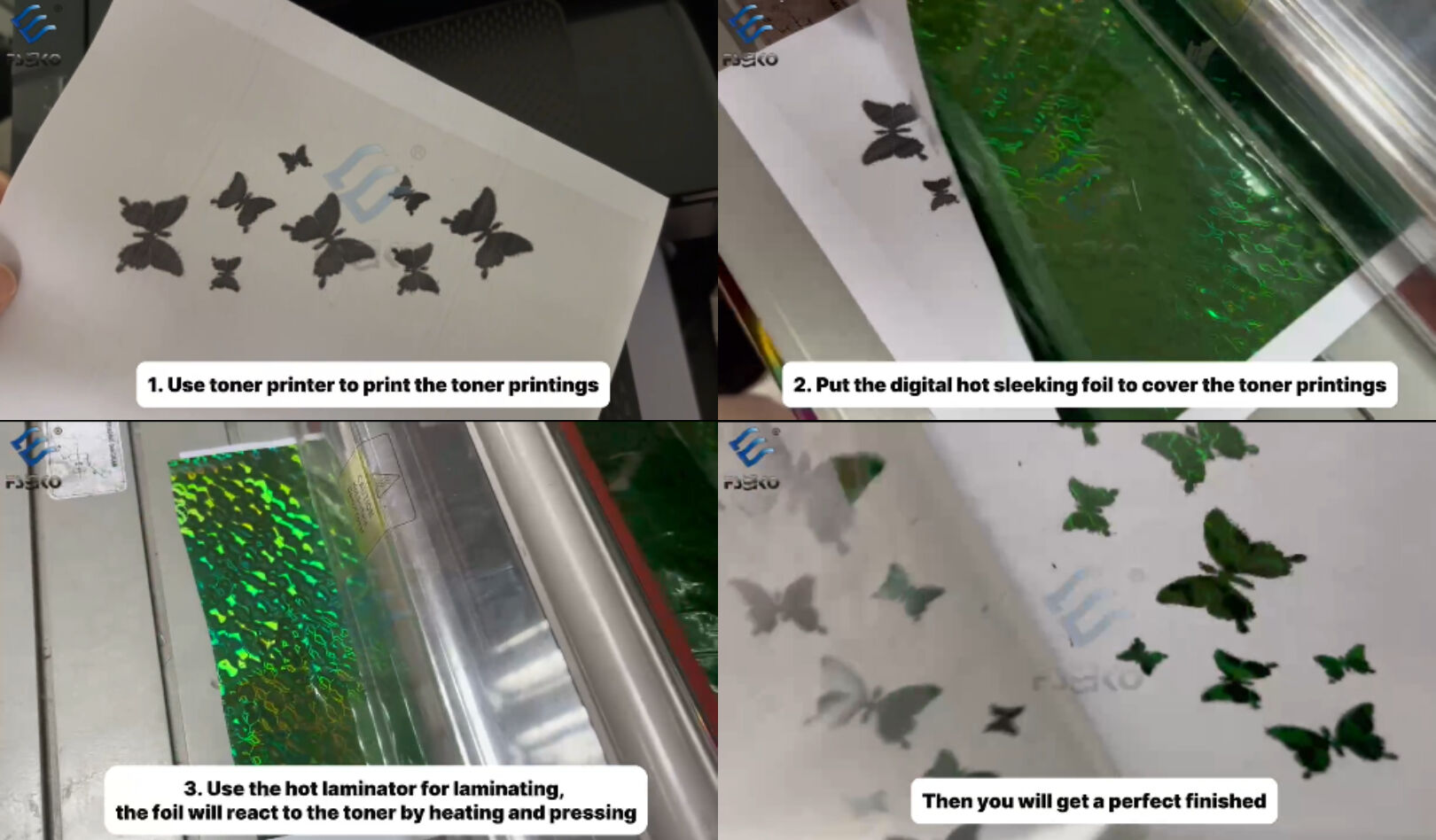 How to Use Digital Toner Foil