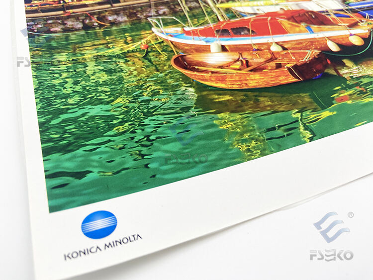 Welche vier Haupttypen von Oberflächen bei thermischen Laminierfolien gibt es?