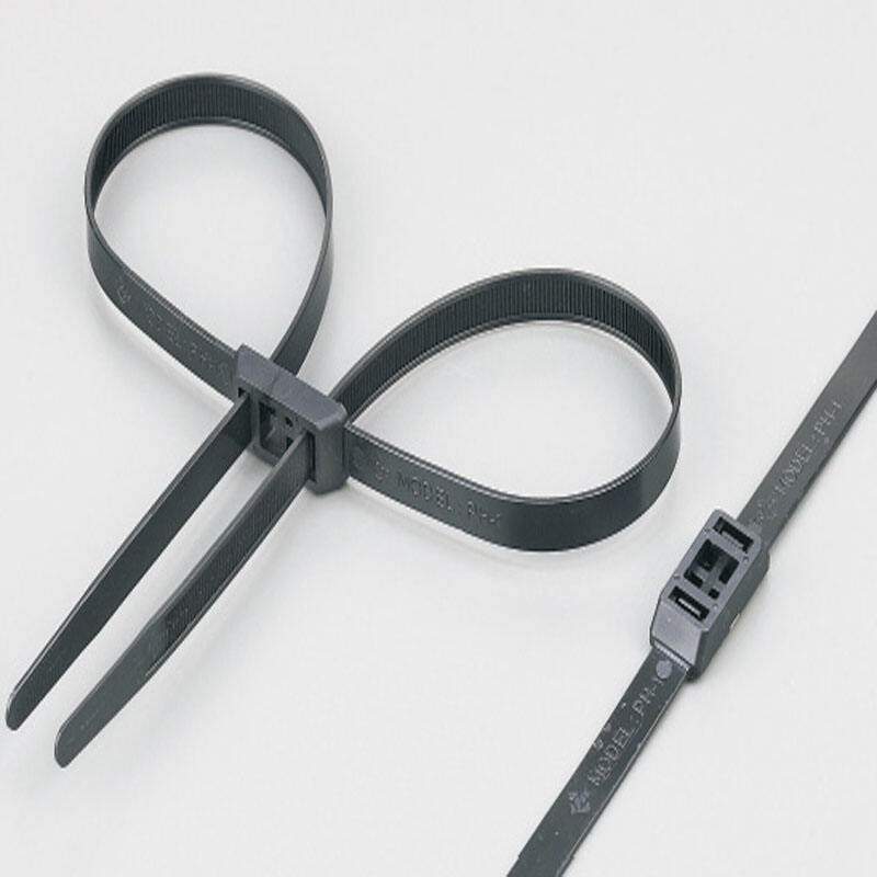 Plastic Double Buckle Self-locking Nylon Cable Ties factory