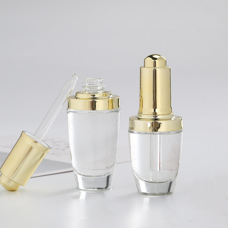 Clear cosmetic set bottle