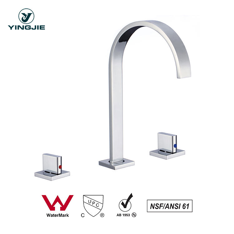 Hot Sale Advanced Bathroom Modern Durable Stainless Steel SUS304 cUPC NSF Sink Faucets from Factory