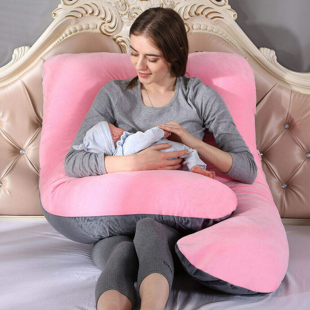 Maternity Breastfeeding Pillow Cotton Women Pregnancy Nursing Sleeping Body Boyfriend Pillow factory