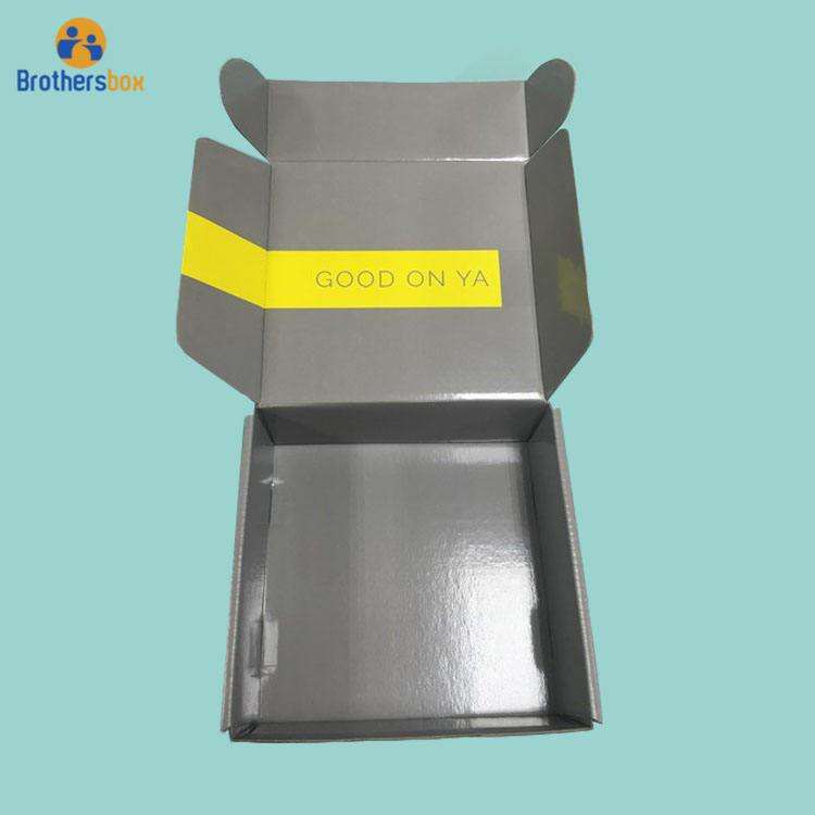 Custom Packaging Shipping Boxes / Full Printing Foldable Corrugated Paper Box details