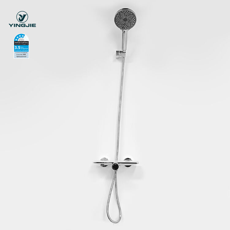 Popular modern in-wall designers bathroom shower faucet watermark rain shower set