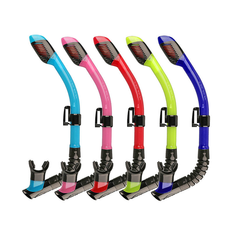 ALOMA Hot selling Product Professional dry snorkel breething tube silicone PVC snorkel tube details