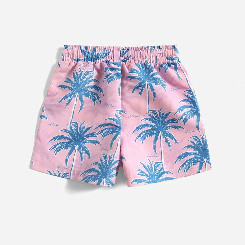 New Vacation Quick Dry Print Swimtrunk Child Beachwear Board Briefs Kids Short Swim Trunk Surfing Shorts Little Boys Swim Trunks details