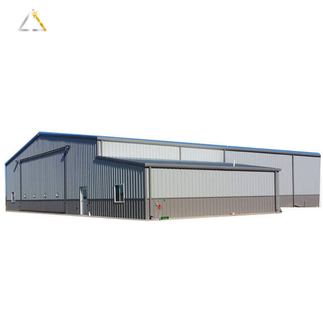 Q235 Q355 Galvanized Prefabricated Frame Industrial Building Workshop/Warehouse Steel Structure with Painted Sandwich Panel supplier