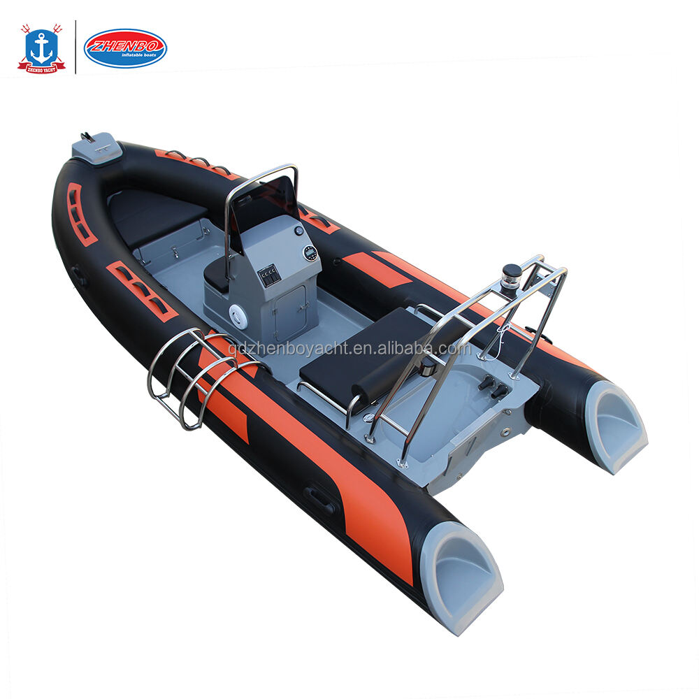 4.8m Rib Boat With Outboard Motor Rib-480 With CE Certificate Inflatable Boat factory