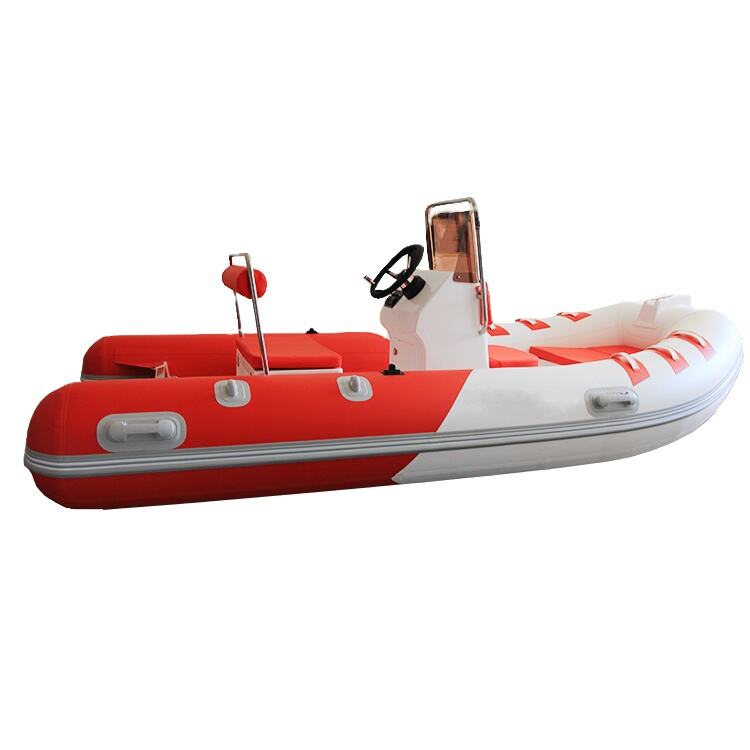 High-end fiberglass hull boat  tube inflatable boat  fishing boats inflatable RIB-340C manufacture