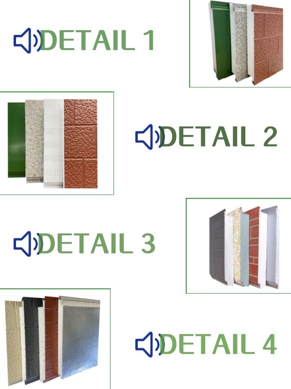 Best price 50 mm outdoor Foam building board Brick Sandwich Panel Fireproof Colored High Quality EPS Sandwich Panel factory