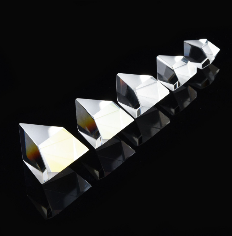 High Precision  Clear Aperture Shape Optical Glass Amici Roof Prisms,Flats And Windows For Light Bending manufacture