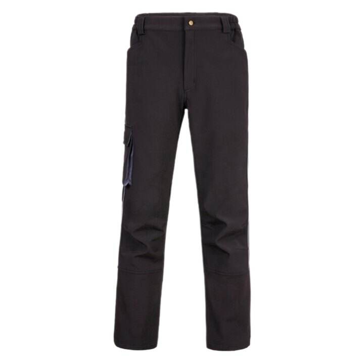 Outdoor Shake Grain Cold Pants Windproof and Warm Pants Cotton Pants P601 Black factory