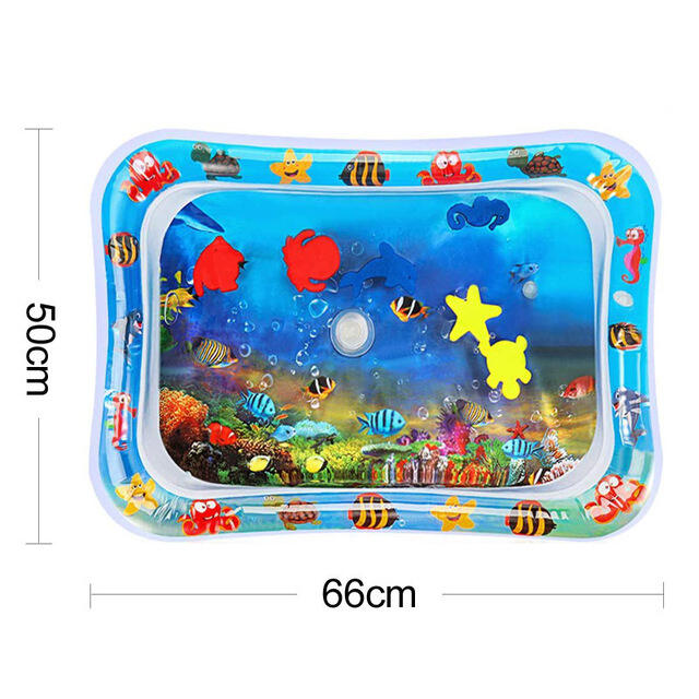 Inflatable baby tummy time water play mat for children inflatable learning play mat for kids supplier