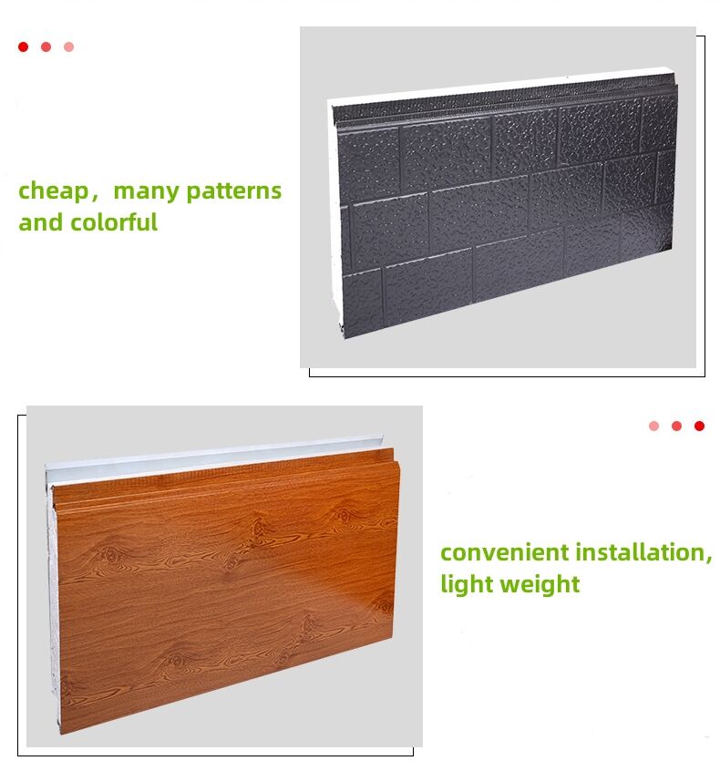 Insulation metal siding eps foam boards decorative wall panel insulated sandwich wall panels supplier