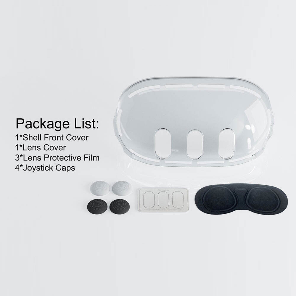 Soft Silicone Tpu Case Back Cover Transparent Clear Precision Hole For Meta Quest 3 Headset Headband details