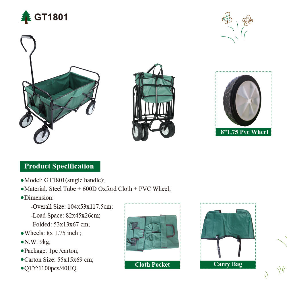 GT1801 Folding Wagon, Collapsible Camping Wagon Cart, for Outdoor supplier