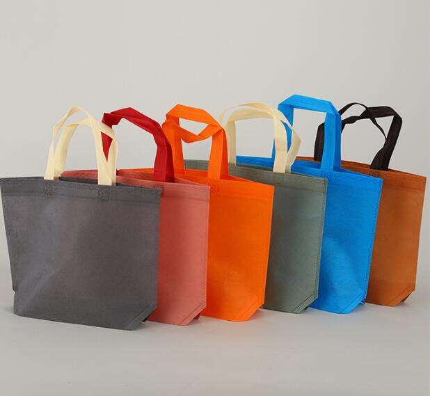 Recyclable Round Corner Eco Friendly Custom Logo Printed Shopping Tote Bag Non-Woven Bag factory