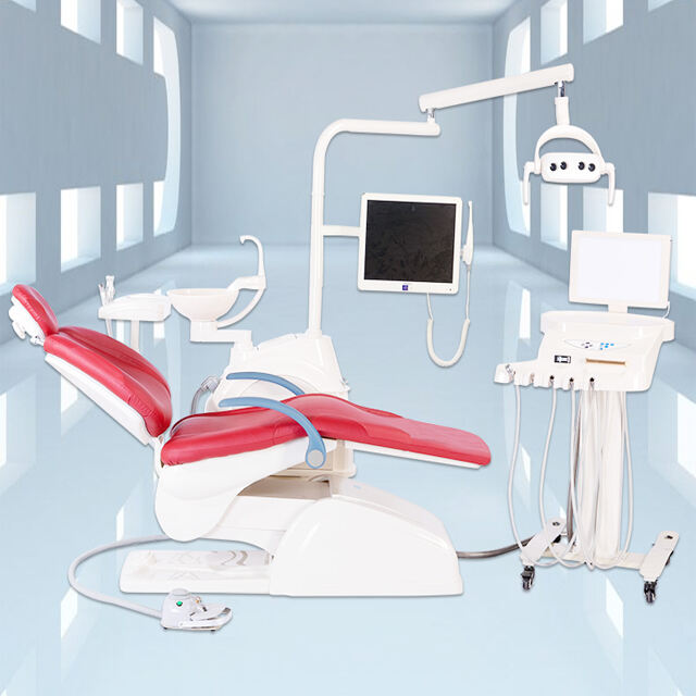 Dental Chair Mobile Tool Tray Factory low price LED light Rotatable spittoon supplier