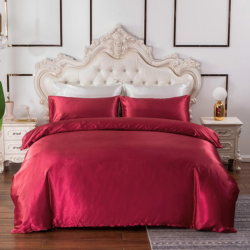 Best Quality 100% Artificial Mulberry Silk Pillowcase luxury bedding set silk Bedding colchas/cubrecam edredon details