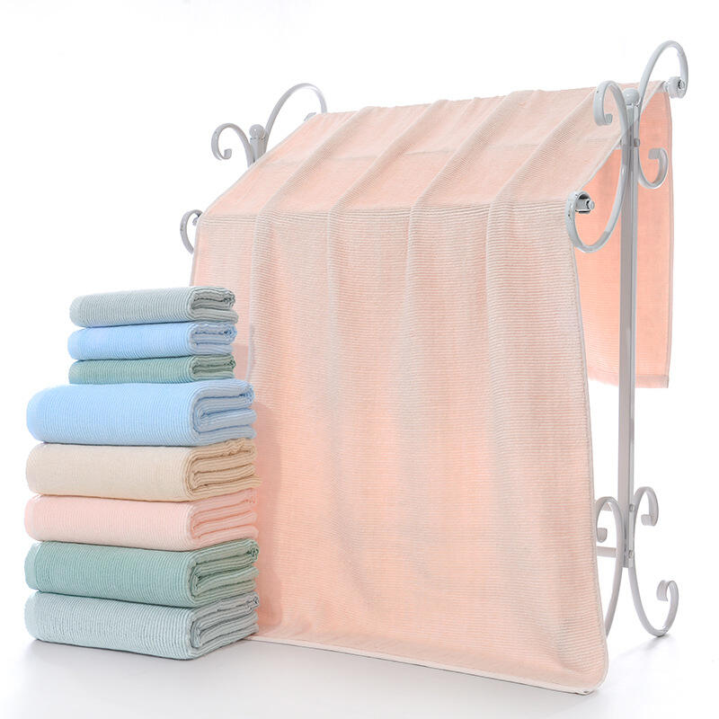 Hot sale products Luxury design bamboo cotton zero twist terry extra large bath towel OEM supplier