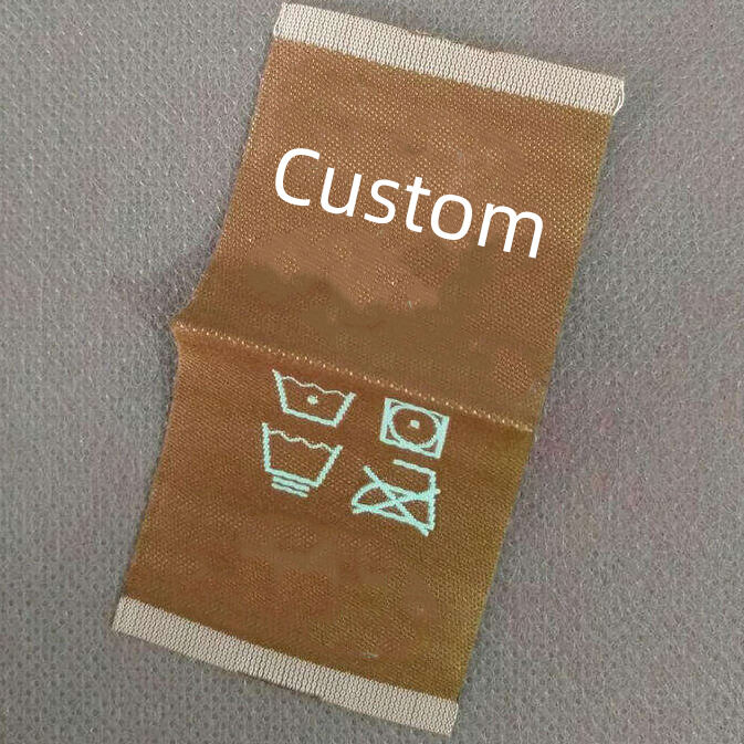 Custom woven label private design brand label