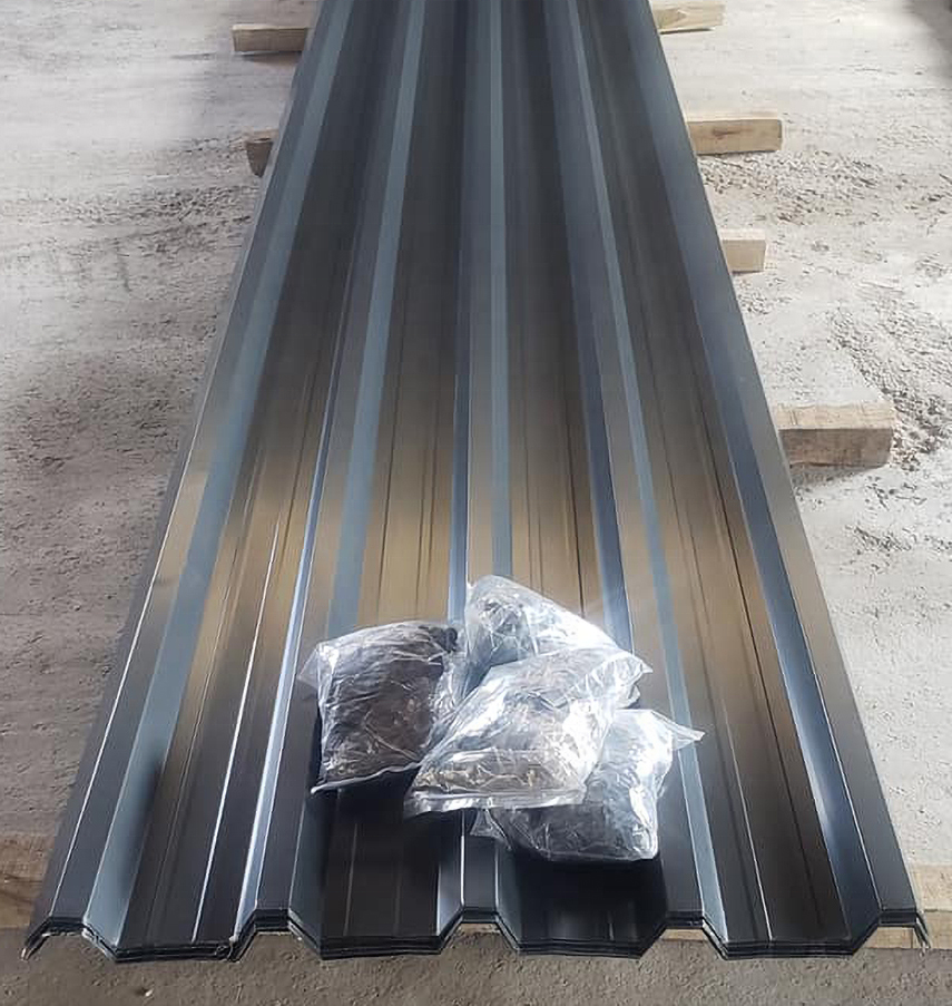 25 Meters 22 Gauge Corrugated Roof Sheets Galvanized Zinc Roof Sheets details