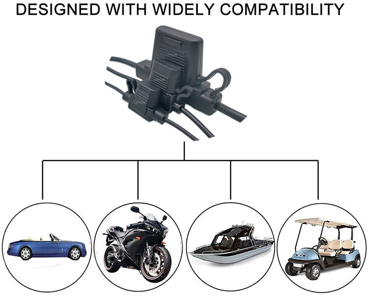3 15 20 40 amp Car Auto Inline Mini Blade waterproof fuse holder details
