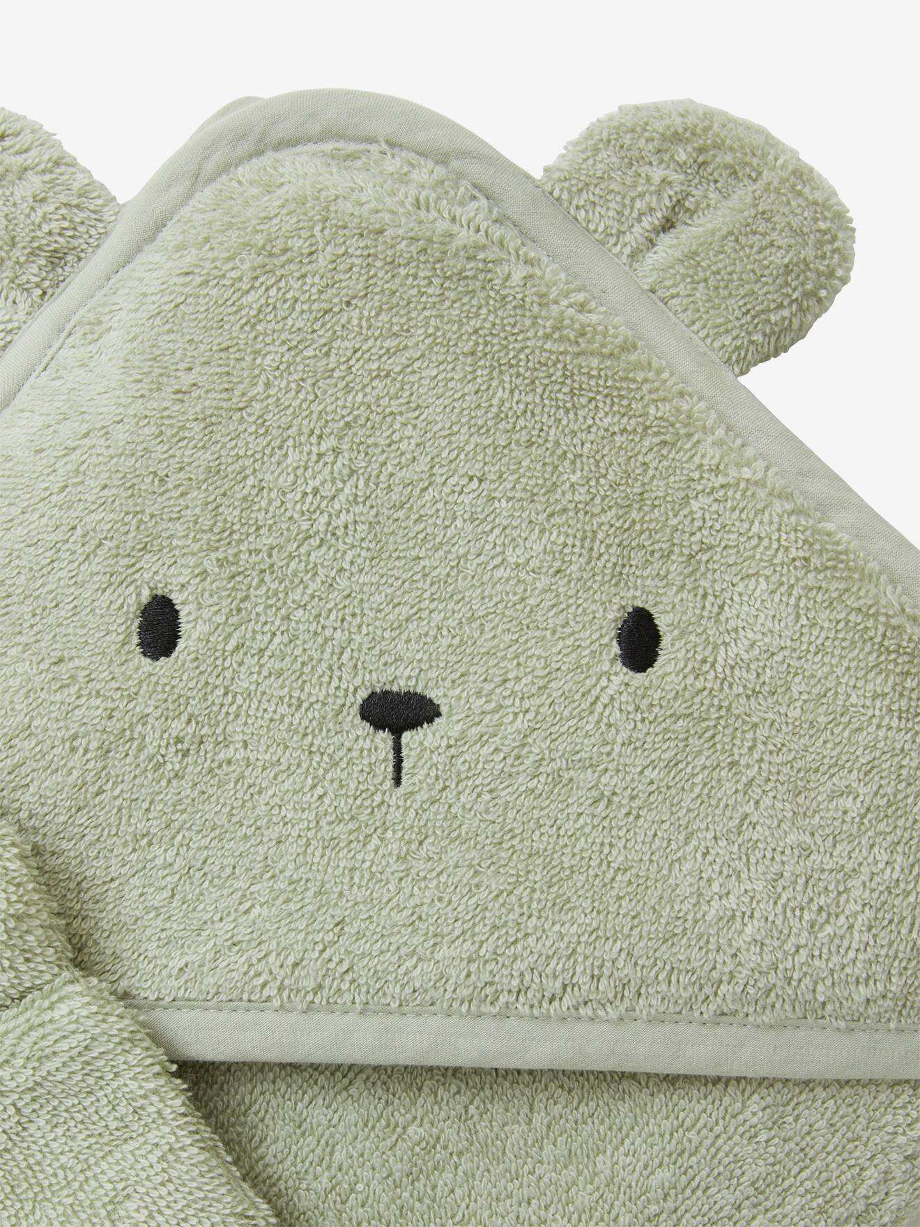 Bear Design Hooded Baby Towel Customized Colors Organic Cotton Bamboo Bath Towel for Newborns for Bathroom Use at Home manufacture