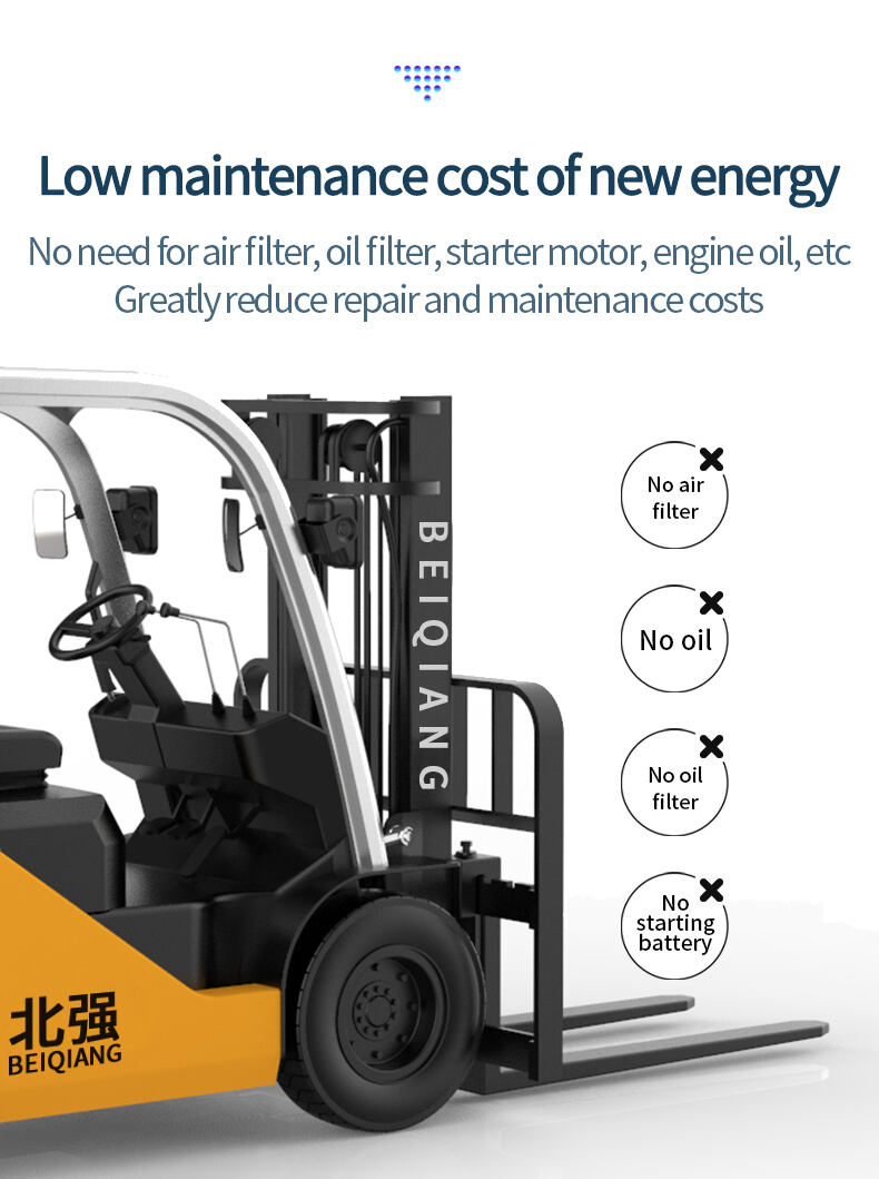 Accessories batteries electric forklift with heated cab  5 ton 1 ton electric forklift manufacture