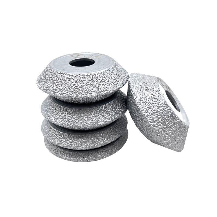 GuHua Best Selling Power Tool Accessories Hardware Tool Stone Vacuum Brazed Diamond Grinding Wheel Profile Wheel details