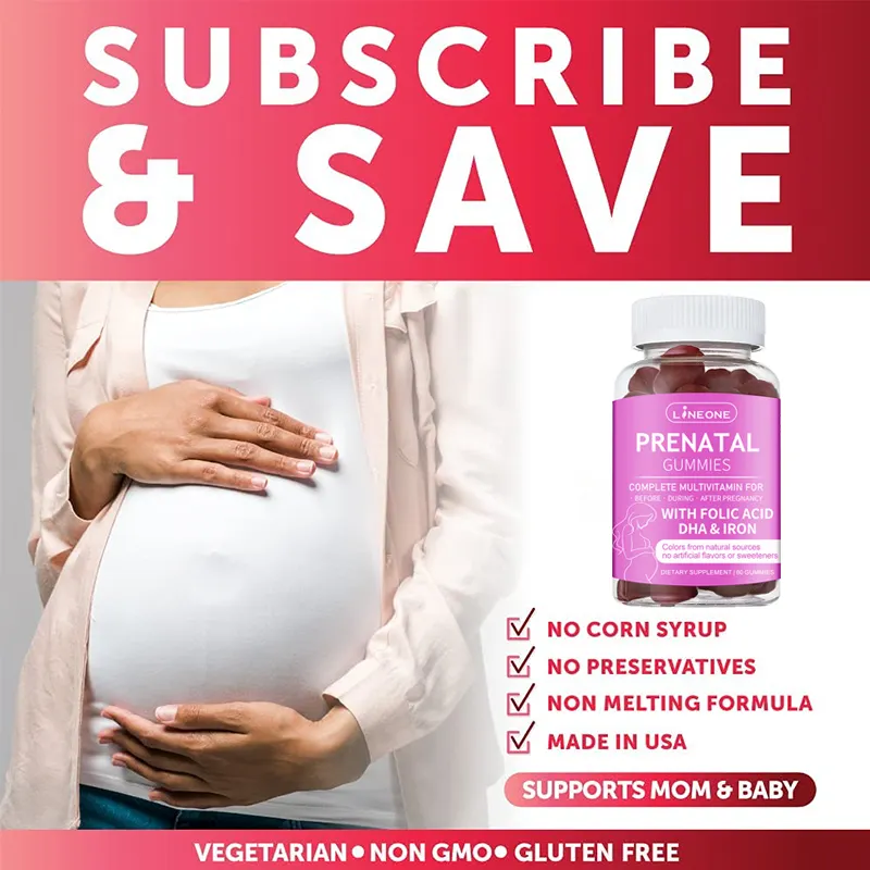 OEM/ODM Private Label Fertility Supplements Prenatal Vitamin Fertility Gummies To Support Conception supplier