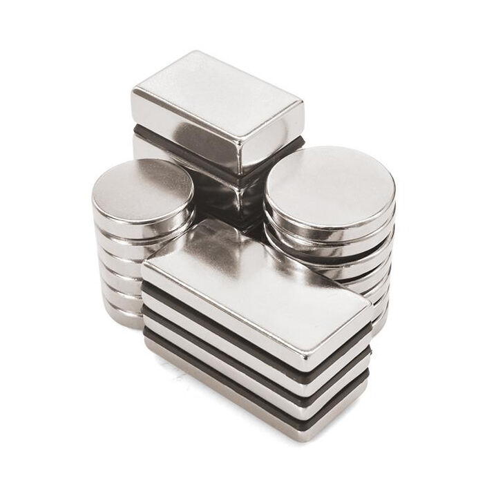 N52 Super Strong Permanent Round Cylinder Block Magnet factory