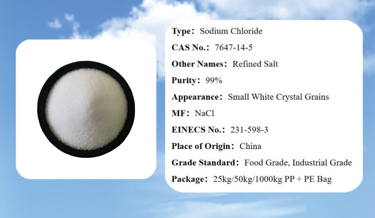 Sea Salt Sodium Chloride Food Grade Crystal Clear Sodium Chloride 99% Saltcheap Price 50Kg 1000Kg Sodium Chlorid Refined Salt supplier