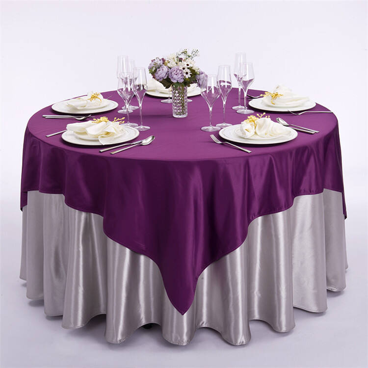 Custom wedding table cover cloths nappe de table for wedding decoration tafelkleed details