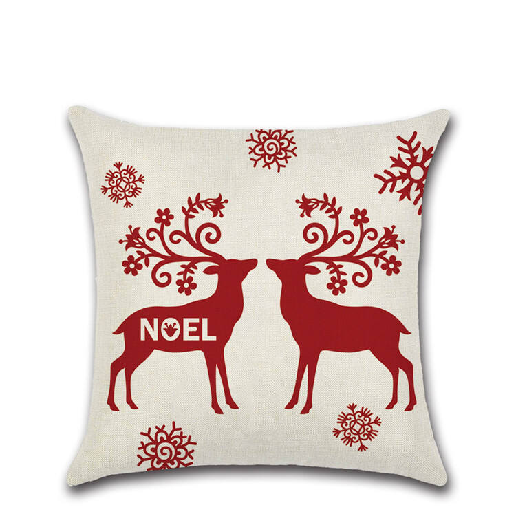 New design digital print Christmas pillow case factory